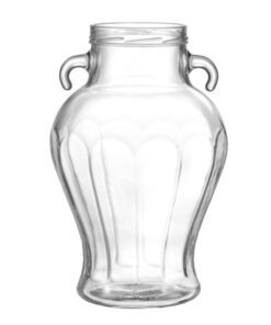 Βάζο γυάλινο Αμφορέας 580 ml (T.O. 70) για μέλι, γλυκά, ελιές, μαρμελάδες
